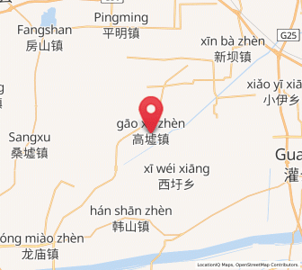 Map of Gaoxu, Jiangsu