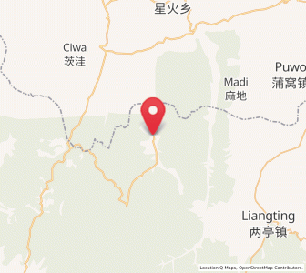 Map of Gaoya, Shaanxi