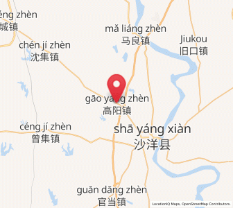 Map of Gaoyang, Hubei