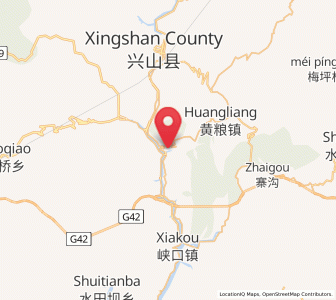 Map of Gaoyang, Hubei