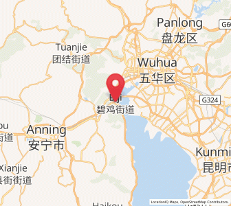 Map of Gaoyao, Yunnan