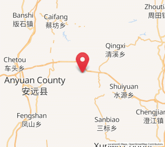 Map of Gaoyunshan, Jiangxi