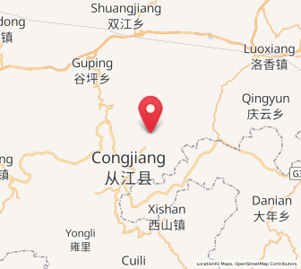 Map of Gaozeng, Guizhou
