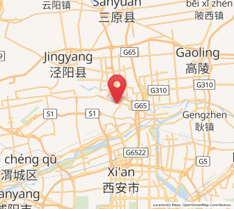 Map of Gaozhuang, Shaanxi