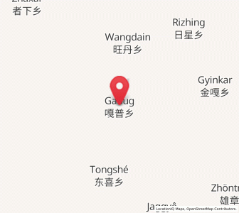 Map of Gapu, Tibet