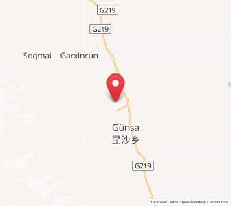 Map of Gar, Tibet