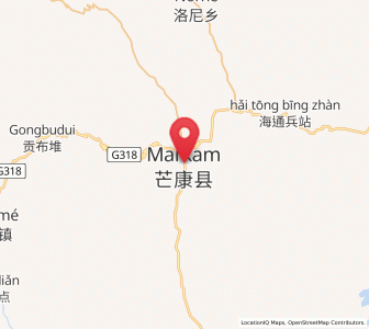 Map of Gartog, Tibet