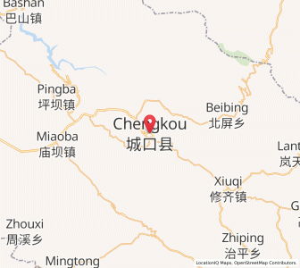 Map of Gecheng, Chongqing