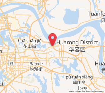 Map of Gedian, Hubei