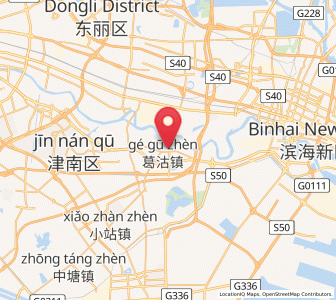 Map of Gegu, Tianjin