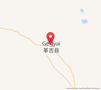 Map of Geji, Tibet
