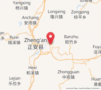 Map of Gelin, Guizhou