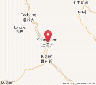 Map of Geluwan, Yunnan