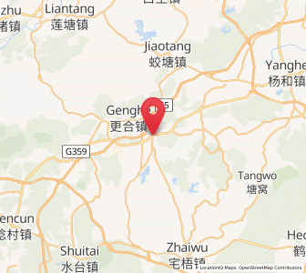 Map of Genghe, Guangdong