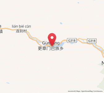 Map of Gengzhang, Tibet