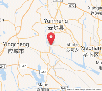 Map of Geputan, Hubei
