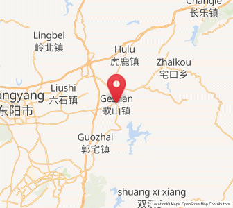 Map of Geshan, Zhejiang