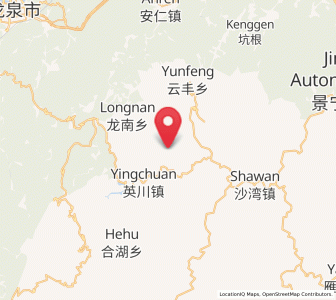 Map of Geshan, Zhejiang
