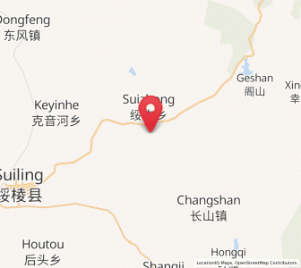 Map of Geshan, Heilongjiang