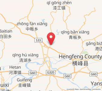 Map of Gexi, Jiangxi