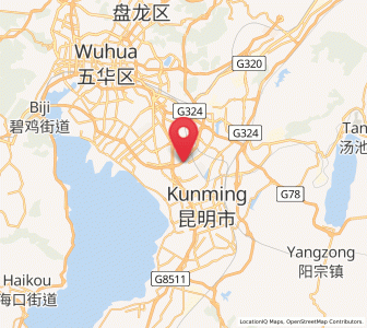 Map of Geyang, Yunnan