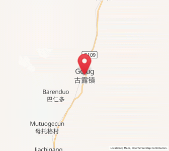 Map of Golug, Tibet