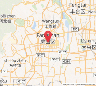 Map of Gongchen, Beijing