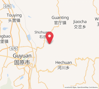 Map of Gonghe, Ningxia Hui Autonomous Region