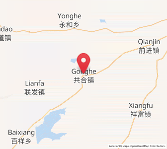 Map of Gonghe, Heilongjiang