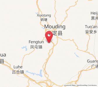 Map of Gonghe, Yunnan