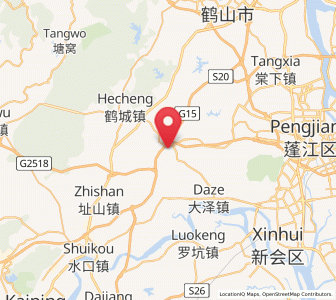 Map of Gonghe, Guangdong