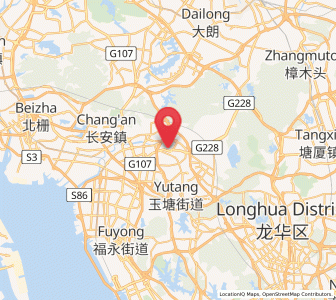 Map of Gongming, Guangdong