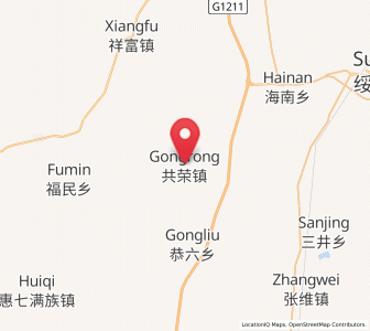 Map of Gongrong, Heilongjiang