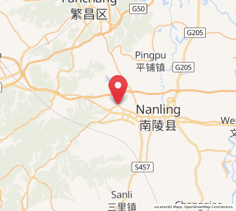 Map of Gongshan, Anhui