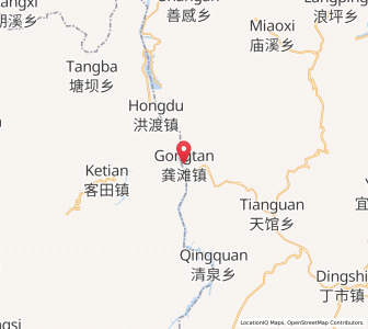 Map of Gongtan, Chongqing