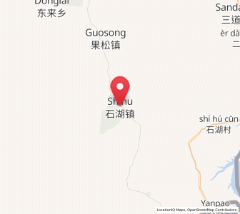 Map of Gongyi, Jilin