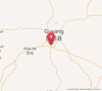 Map of Gongyimin, Inner Mongolia