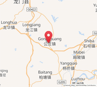 Map of Gongzhuang, Guangdong