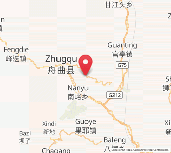 Map of Gongzishi, Gansu