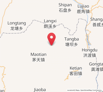 Map of Gouping, Guizhou