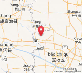 Map of Goutou, Tianjin