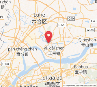 Map of Guabu, Jiangsu