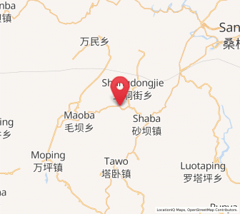 Map of Guanba, Hunan