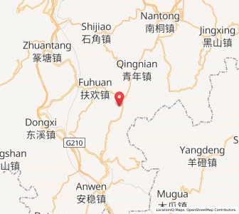 Map of Guanba, Chongqing