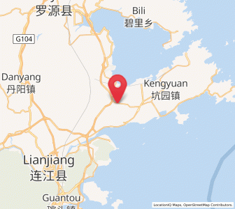 Map of Guanban, Fujian