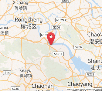 Map of Guanbu, Guangdong