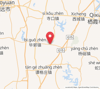 Map of Guandao, Shandong