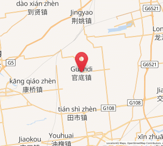 Map of Guandi, Shaanxi