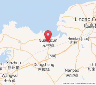 Map of Guangcun, Hainan