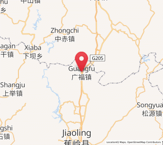 Map of Guangfu, Guangdong